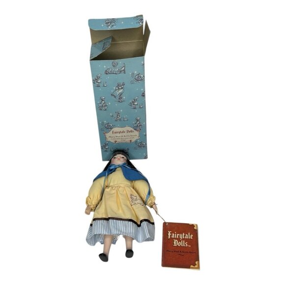 Russ Other - Vintage Russ Berrie Fairytales Mary Had A Little Lamb Porcelain Doll #1705